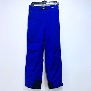 Vintage CB Sports Gore-Tex Women's Royal Blue Ski Snow Pants USA Size Small